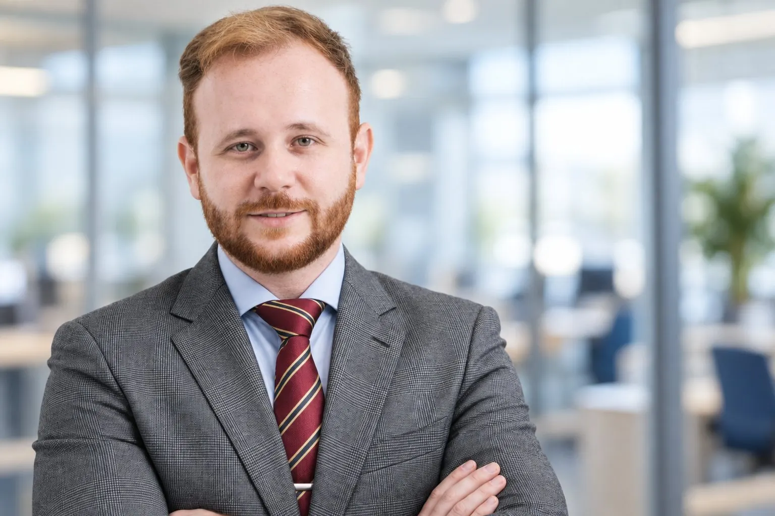 Dirigeant d'entreprise dans ses bureaux