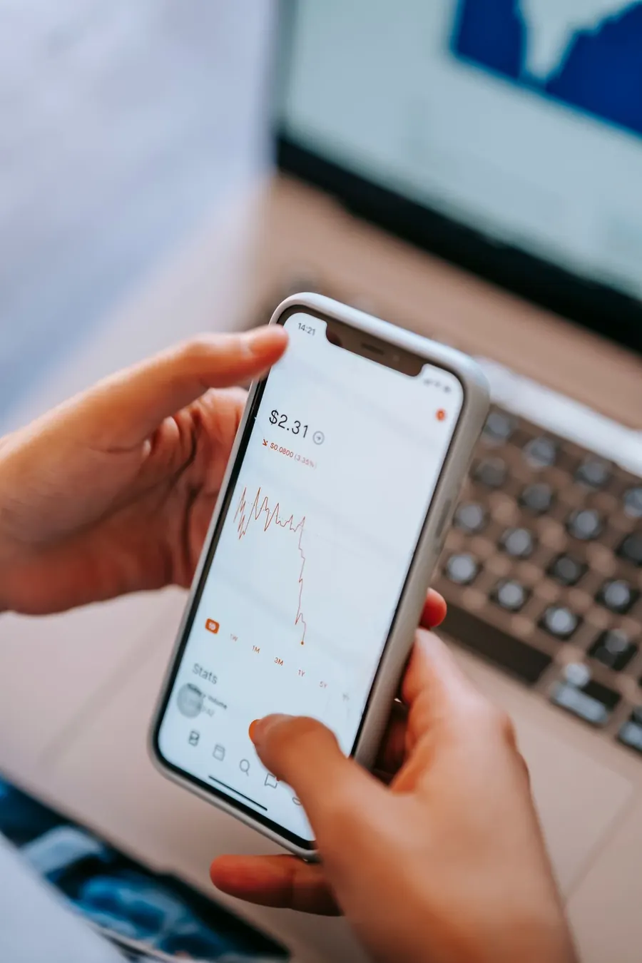 Suivi de la trésorerie sur smartphone